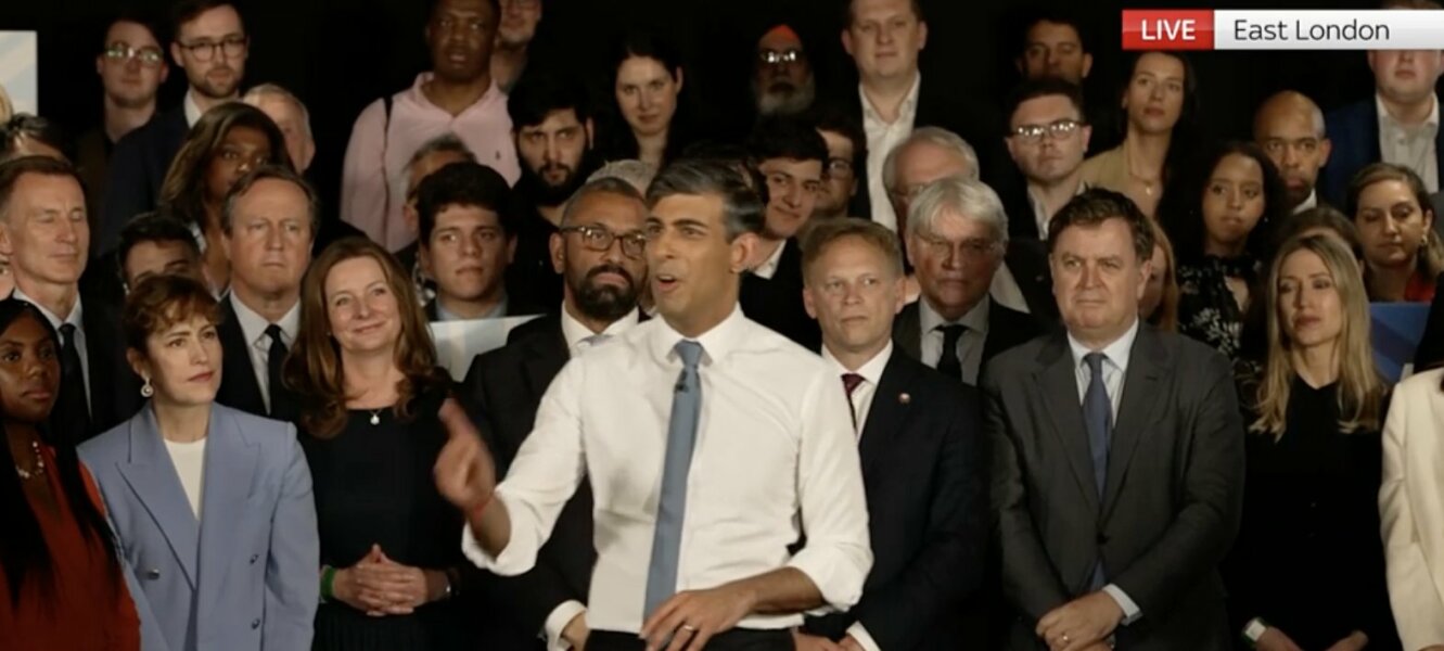 Thread 45 Sunak; Remove one letter and tell his future"