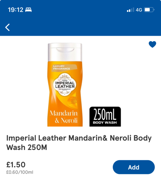 Found a body wash!