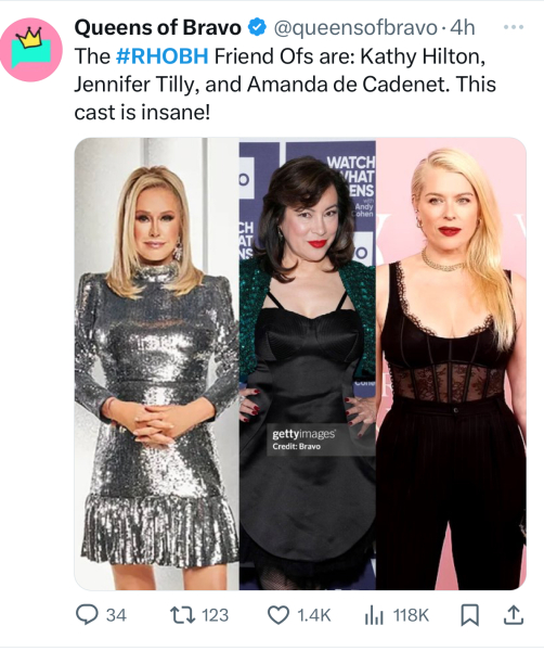 Generic Real Housewives thread. Comments on any franchise welcome.