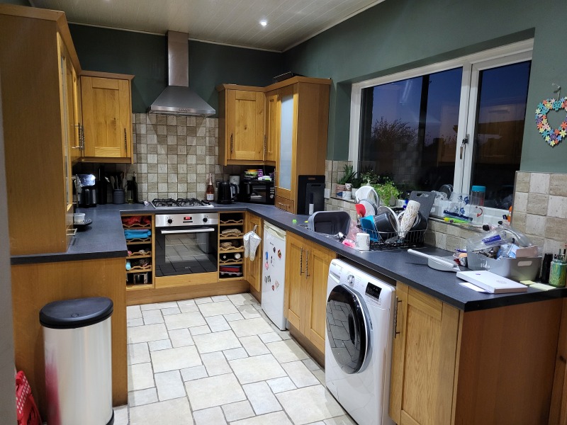 Which off white for a dark kitchen?