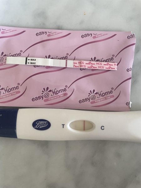Evap or faint positive?
