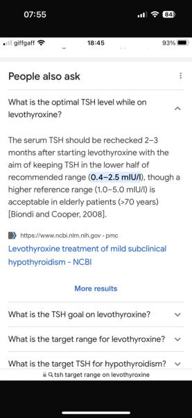 Any clues on thyroid results please?