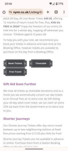 Sheltered family activities Whitby