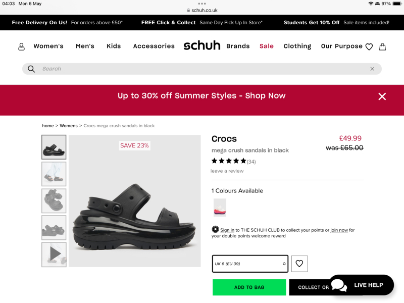 To really like these Crocs?!