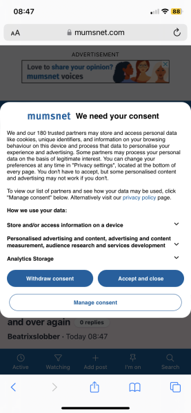 We need your consent over and over and over again