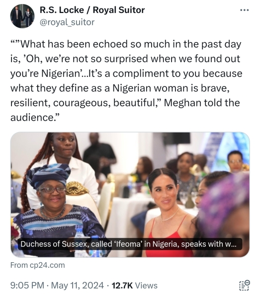 Meghan and Harry spotted out and about - Naija Edition