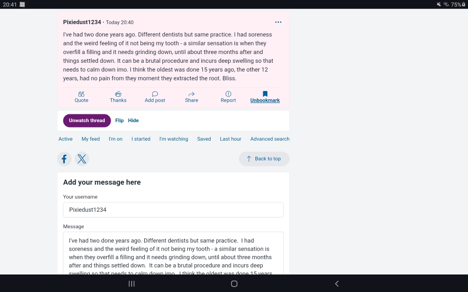 Reply box not always clearing