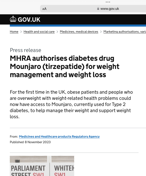 All these weight loss drugs... surely we are heading towards disaster?