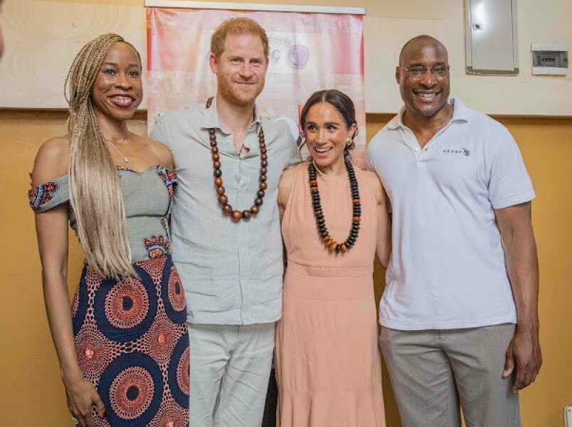 Meghan and Harry spotted out and about - Naija Edition