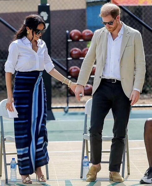 Meghan and Harry spotted out and about - Naija Edition