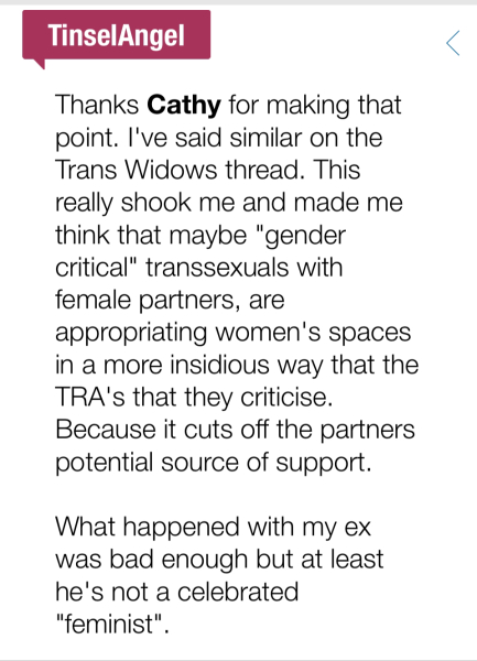 JKR reprimanded by "feminist" "ally" for being unhelpful (to him).