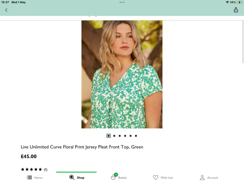 A very specific shape of top