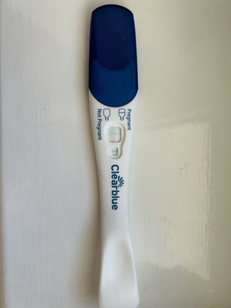 Faint positive or evaporation line?