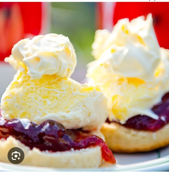 Scones. Jam then cream or cream then jam? I have solved it.