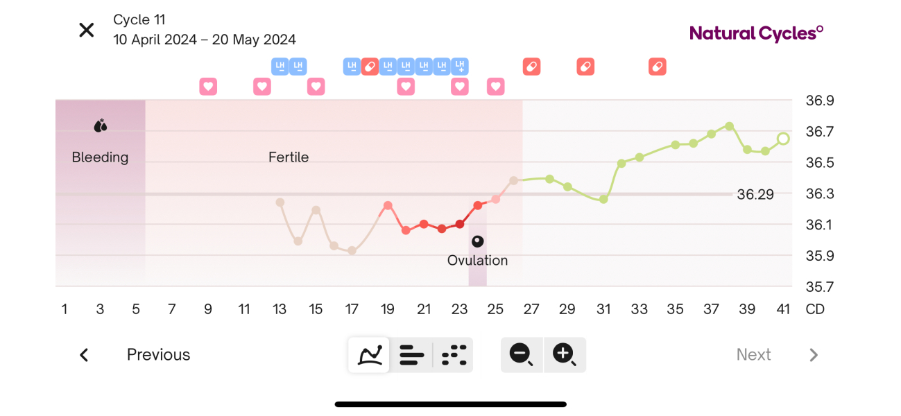 17DPO and consistently raised BBT but no pregnancy symptoms