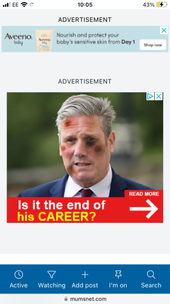 Fake Keir Starmer Advert