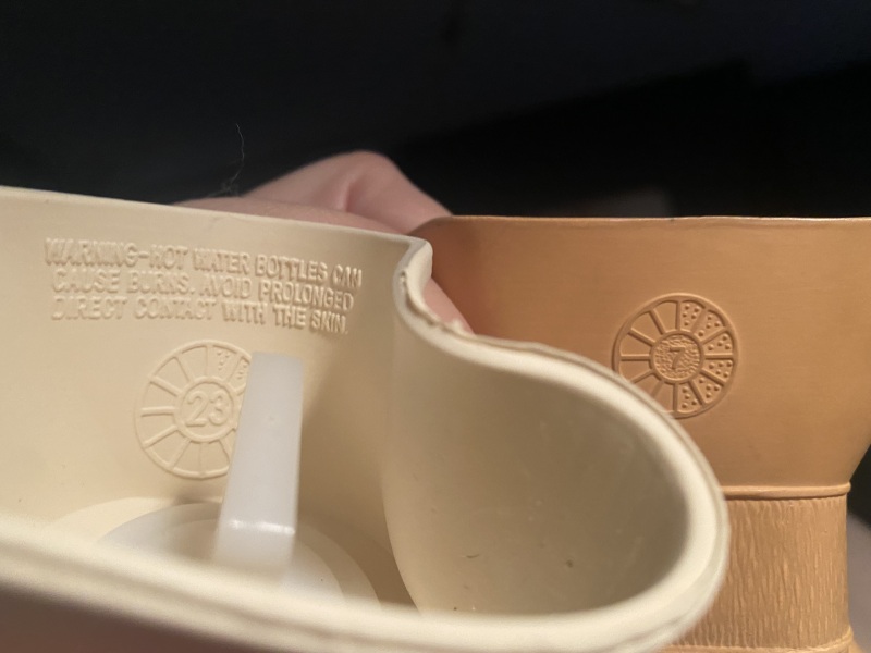 To remind you all to throw out old hot water bottles