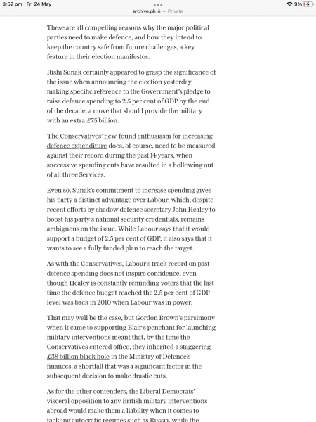 To think we are being lined up for something?