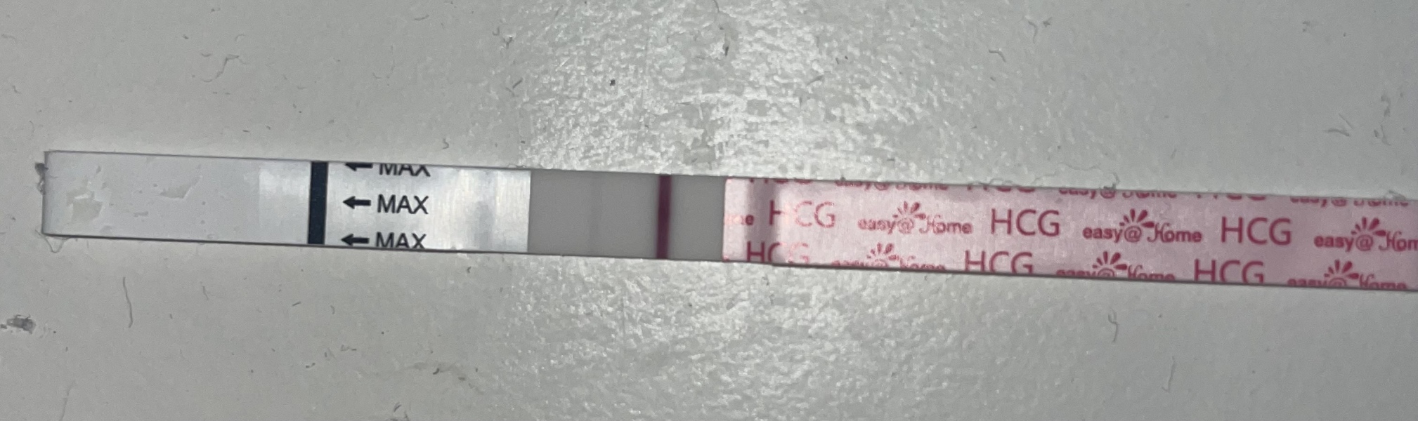 Faint line 9dpo