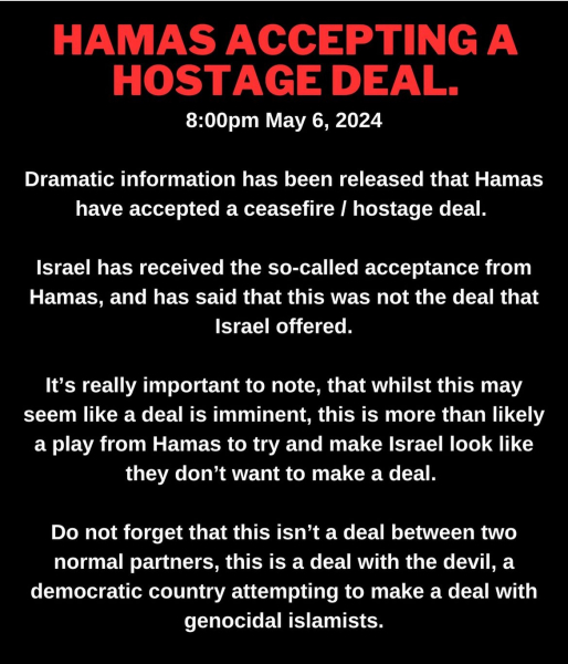 Israel/Hamas War - Ceasefire