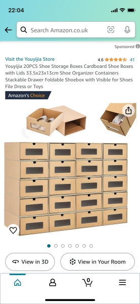 Shoe storage for big (6+) families.