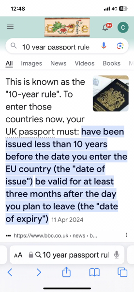 Oh my fucking god, close shave with expired passport