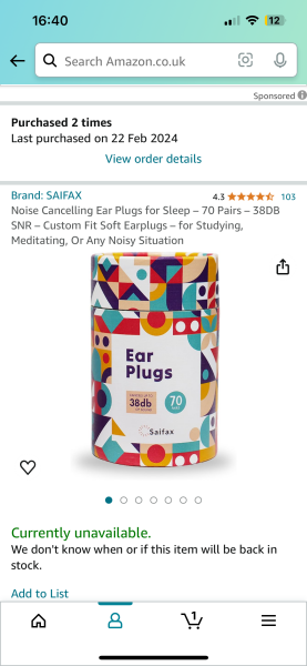 Ear plugs