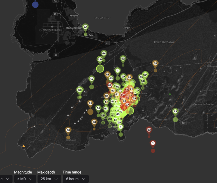 Iceland - possible eruption due near the Blue Lagoon