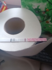 Faint line 9dpo