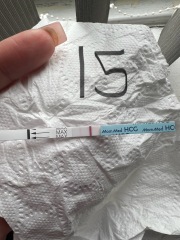 Faint line?