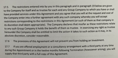 Made redundant - can I go and work for a competitor?