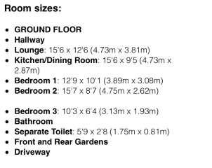 Bigger v small property