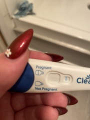 Am I just seeing things or am I pregnant ? Potential positive test