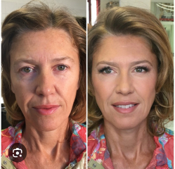 Late fifties makeup or no makeup