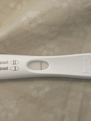 Am I just seeing things or am I pregnant ? Potential positive test