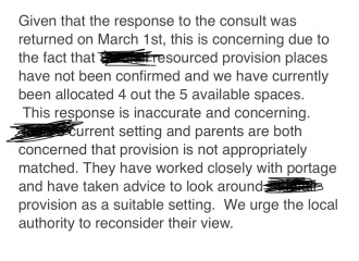 Still no reception place for September !!