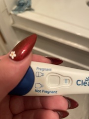 Am I just seeing things or am I pregnant ? Potential positive test