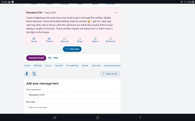 Reply box not always clearing