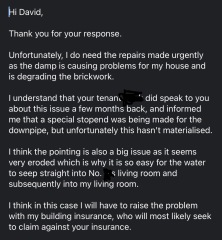 My neighbour’s downpipe is leaking into my house - what can I do??