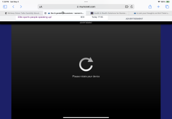Massive ads taking over screen again
