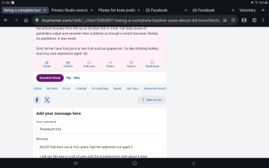 Reply box not always clearing