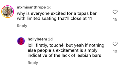Mention of dangerous Terf-led lesbian bar