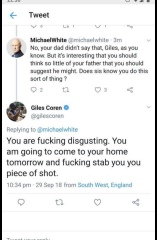 AIBU to be furious at the scorn Giles Coren shows towards grieving parents?