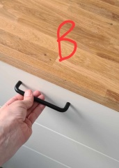 Help me choose handles for kitchen cupboards/drawers