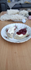 Scones. Jam then cream or cream then jam? I have solved it.