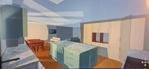 Kitchen/diner/snug layout in extension?