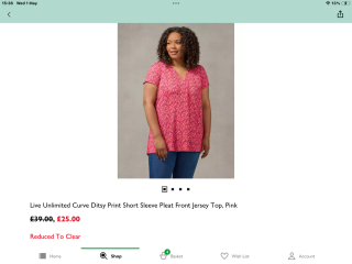 A very specific shape of top