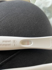 Am I just seeing things or am I pregnant ? Potential positive test