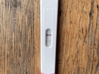 Faint positive or evaporation lines