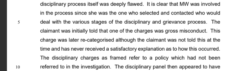 Reports Roz Adams successful in her action against Edinburgh Rape Crisis Centre